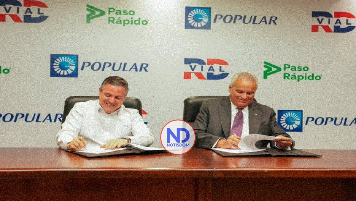 Popular y RD VIAL ofrecerán recargas de “Paso Rápido” en canales digitales y oficinas 2 Popular y RD VIAL ofrecerán recargas de “Paso Rápido” en canales digitales y oficinas