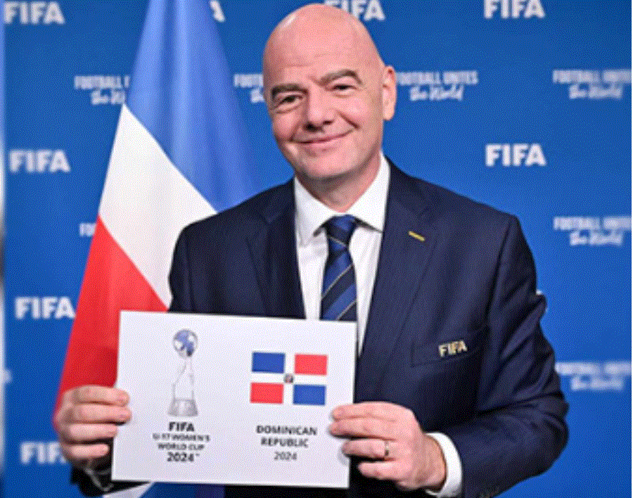 Ruben Garcia Ciprian RD será sede de la Copa Mundial del fútbol femenino Sub-17 en 2024