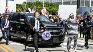 Trump regresa a Nueva Jersey tras declararse «no culpable» en un tribunal de Miami