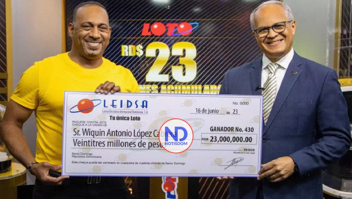 Dueño de bodega resulta ganador de los RD$23 millones de Leidsa