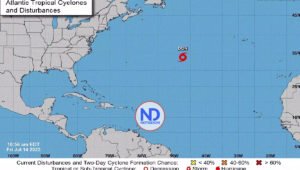 Se forma en medio del Atlántico la tormenta subtropical Don
