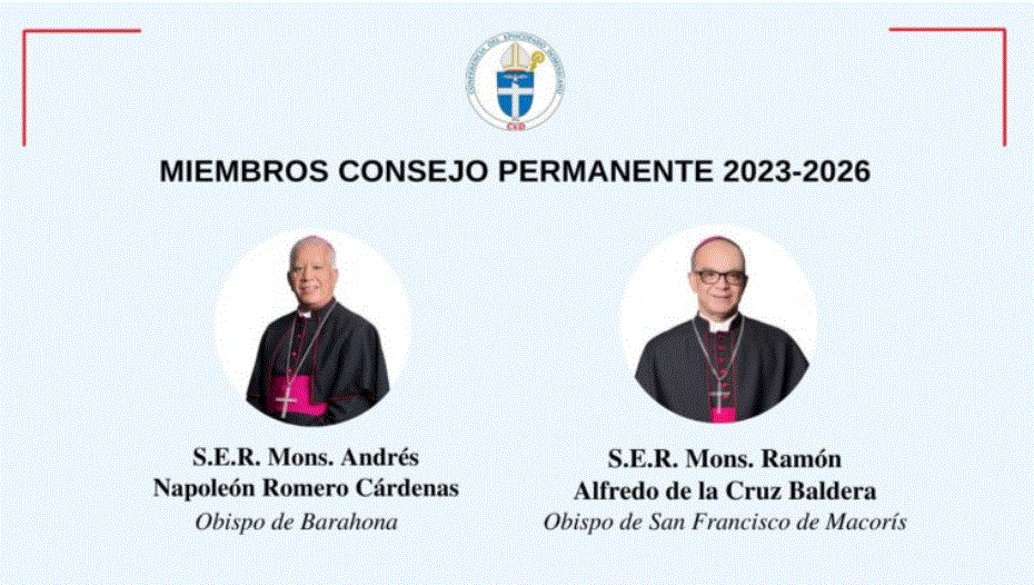 MIEMBROS CONSEJO Monseñor Castro Marte es elegido vicepresidente del Episcopado Dominicano