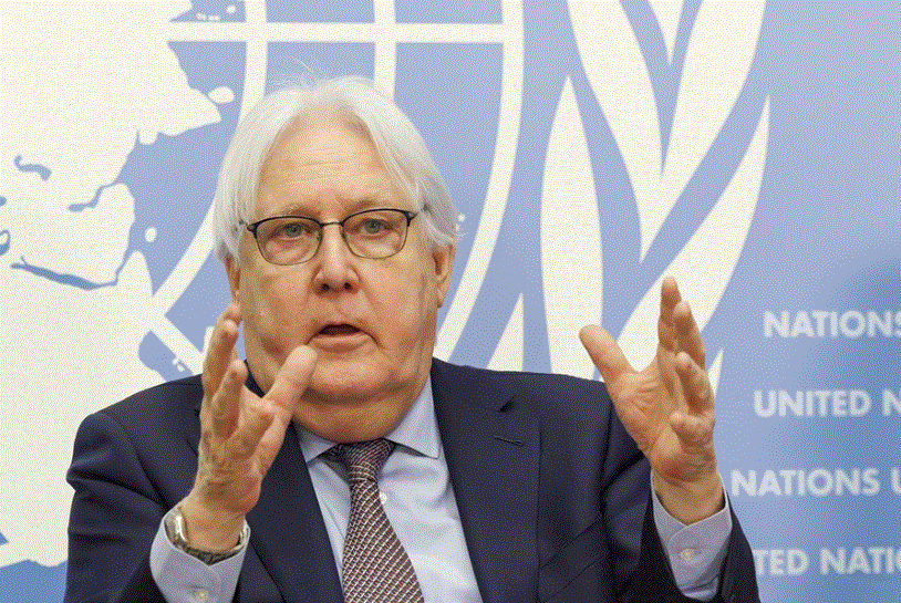 Martin Griffiths ONU acusa a Rusia poner en riesgo la seguridad alimentaria mundial