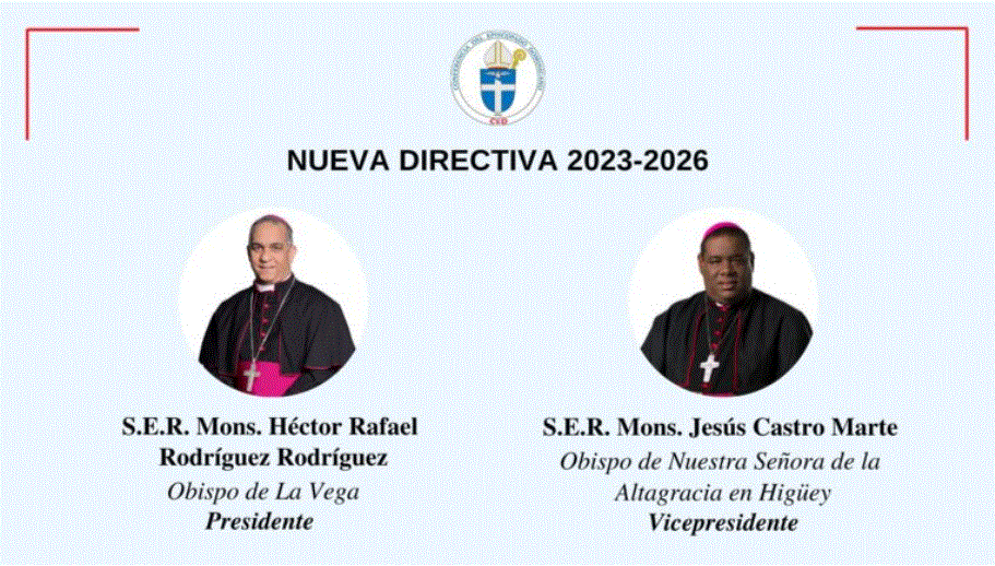 NUEVA DIRECTIVA Monseñor Castro Marte es elegido vicepresidente del Episcopado Dominicano