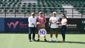 Peter Bertran, campeón de dobles M25 Santo Domingo