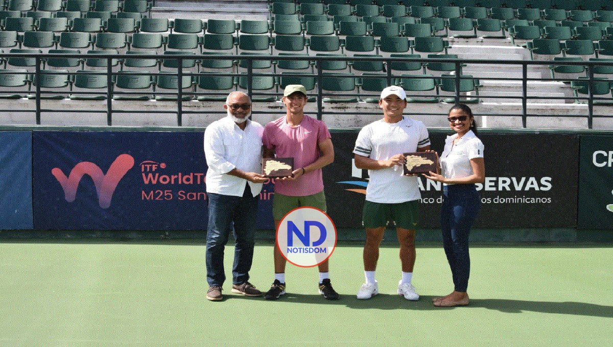 Peter Bertran, campeón de dobles M25 Santo Domingo