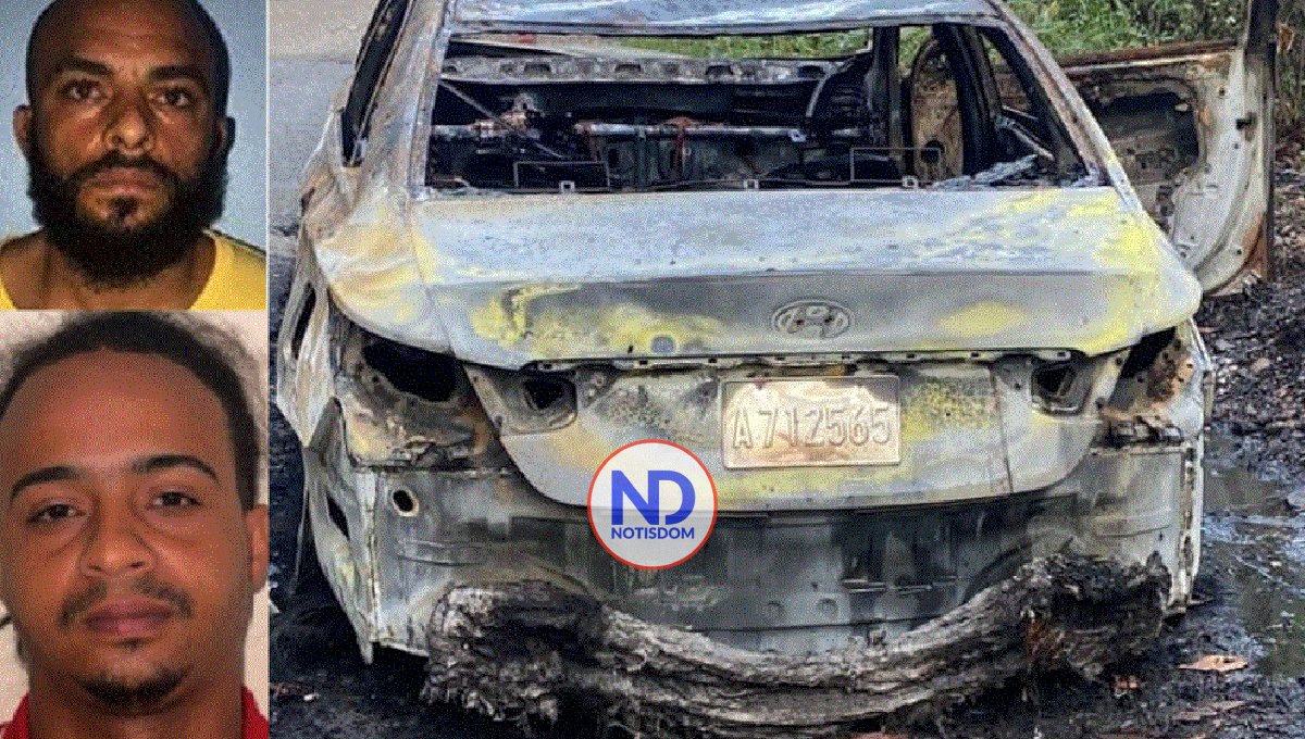 Hallan a dos hombres de SFM atados y calcinados en auto 2 Hallan a dos hombres de SFM atados y calcinados en auto