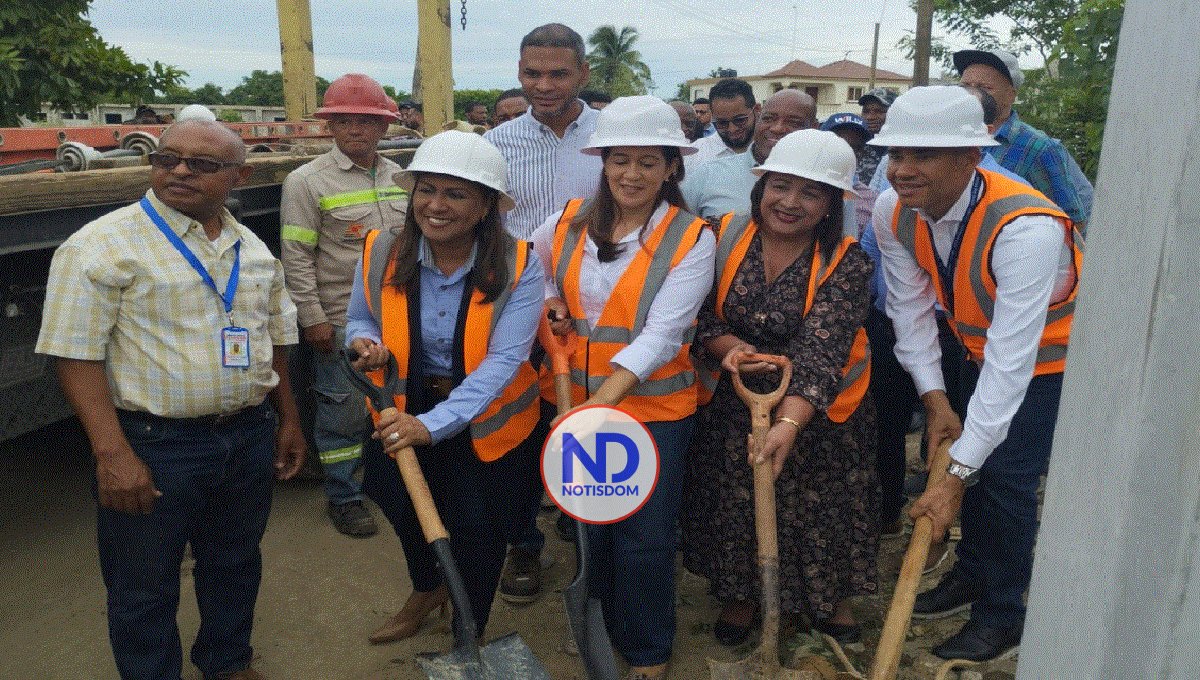 Edenorte inicia proyectos de rehabilitación y extensión de redes en comunidades de SFM y Cotuí