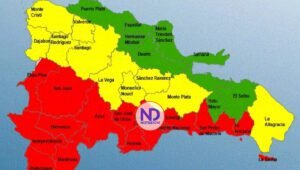 El COE coloca 32 provincias en alerta debido tormenta Franklin