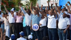 PRM hace mitin por la reelección frente ayuntamiento de SD Norte