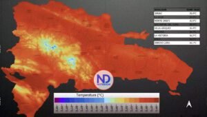¡Atentos! RD continúa registrando temperaturas superiores a los 39°C