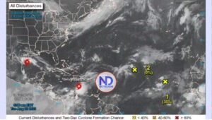 Franklin continúa sin cambio de intensidad al Sur de Santo Domingo