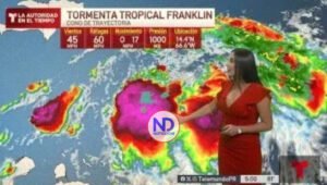 Se forma tormenta Franklin; pone en alerta a RD y Haití