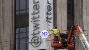 Retiran el letrero gigante del nuevo logotipo de Twitter en San Francisco tras quejas
