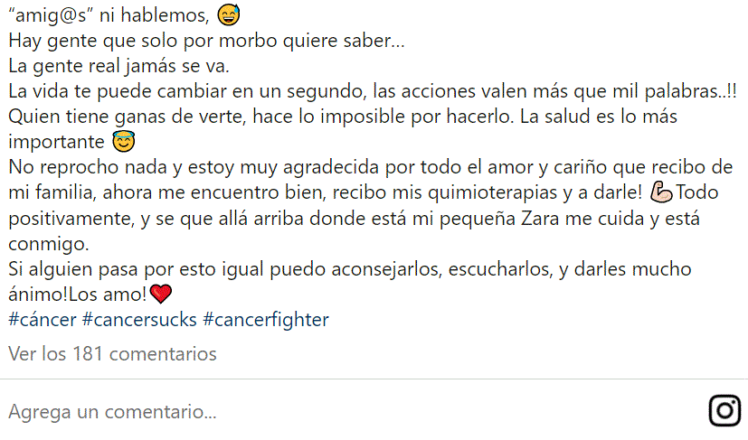 VANESSA VILLAGRAN 3 Vanesa, la hija de Carlos Villagrán 'Kiko', revela que fue diagnosticada con cáncer