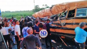 Fallece chofer autobús; suman 9 los muertos en accidente en Higüey