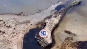 Investigan derrame de combustible en planta eléctrica que opera en una barcaza en Azua