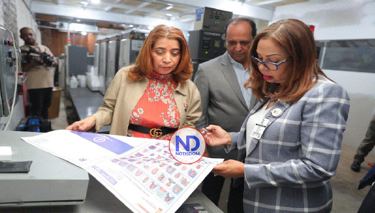 La JCE inicia impresión de boletas electorales para primarias de PRM