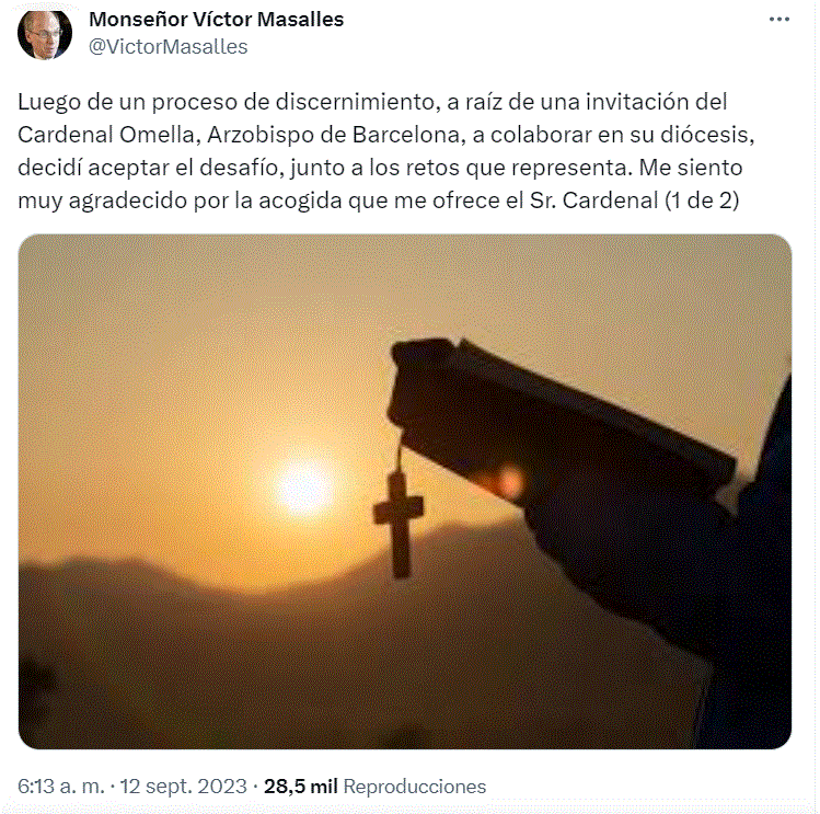 VICTOR MASALLES 2 Monseñor Víctor Masalles renuncia al obispado de la Diócesis de Baní