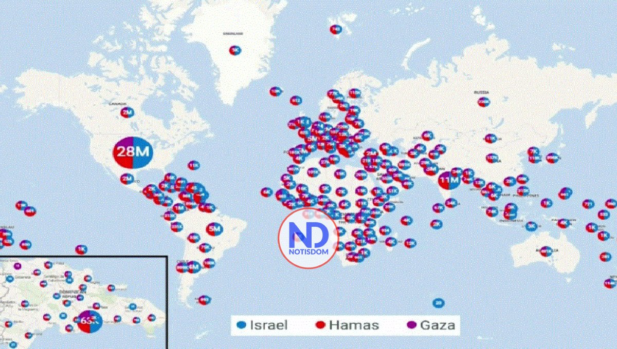 Ataque a Israel y bombardeos a Gaza, tendencia global
