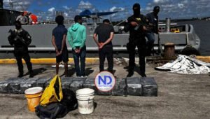 Tres detenidos y 300 paquetes de droga incautados en costas SPM