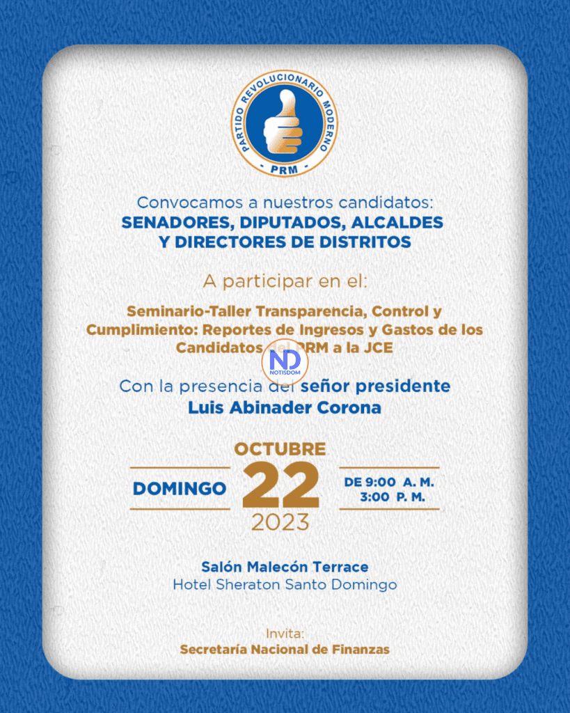 IMG 2103 Luis Abinader encabezará seminario-taller con aspirantes del PRM este domingo