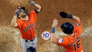 José Altuve coloca a los Astros a una victoria de la Serie Mundial