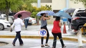 Temperaturas calurosas y aguaceros en varias provincias