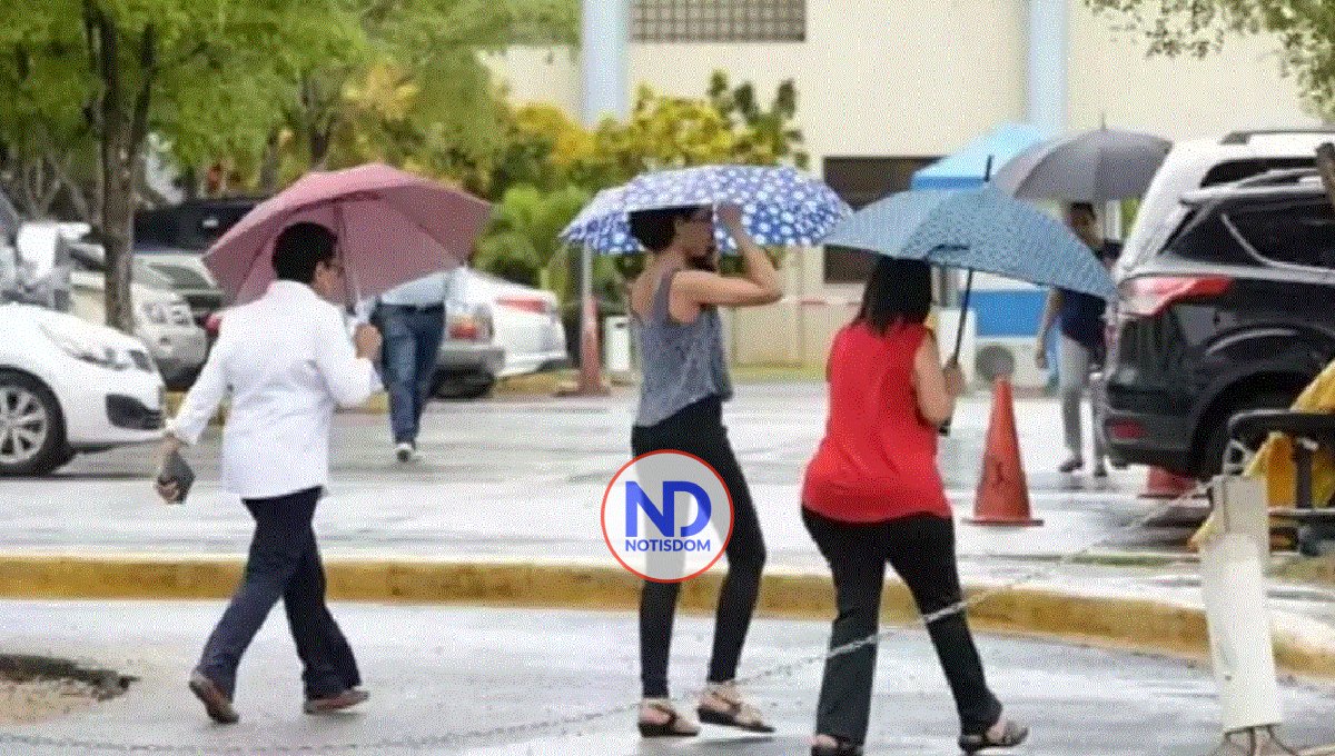 Temperaturas calurosas y aguaceros en varias provincias