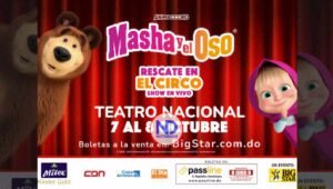 Llega al Teatro Nacional el nuevo show oficial de Masha y el Oso “Rescate en el Circo”