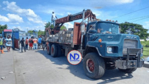 Haitianos intentaron cerrar con blocks la frontera de Dajabón este domingo