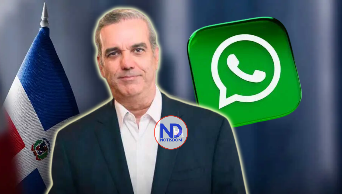 Luis Abinader inaugura su canal oficial de WhatsApp, para una comunicación directa con el pueblo