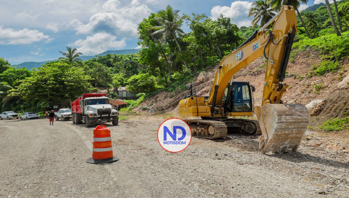 Obras Públicas cierra hasta las 5:00 a.m. el tramo carretero San Rafael-Enriquillo en Barahona