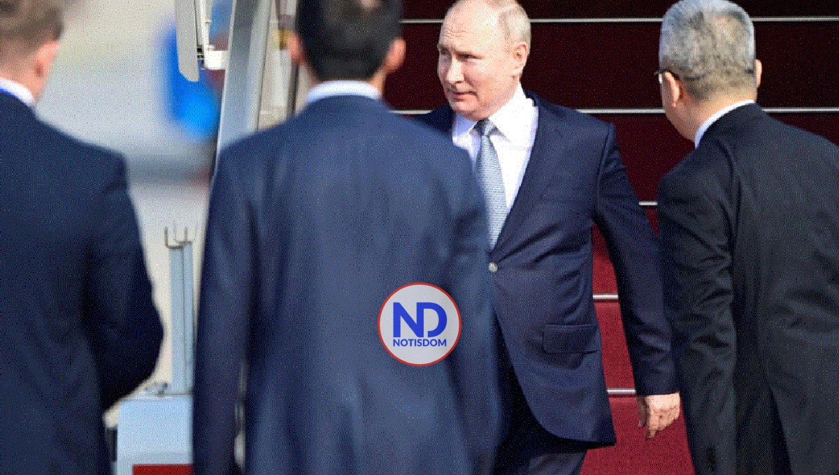Putin llega a Pekín para reunirse con el presidente Jinping