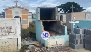 Profanan tumbas en cementerio Cristo Salvador