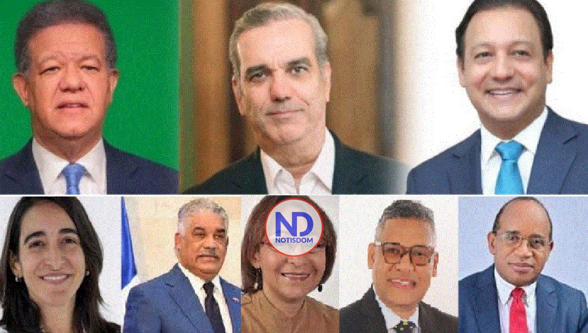 Dominicana en batalla electoral, con 8 candidatos a la Presidencia