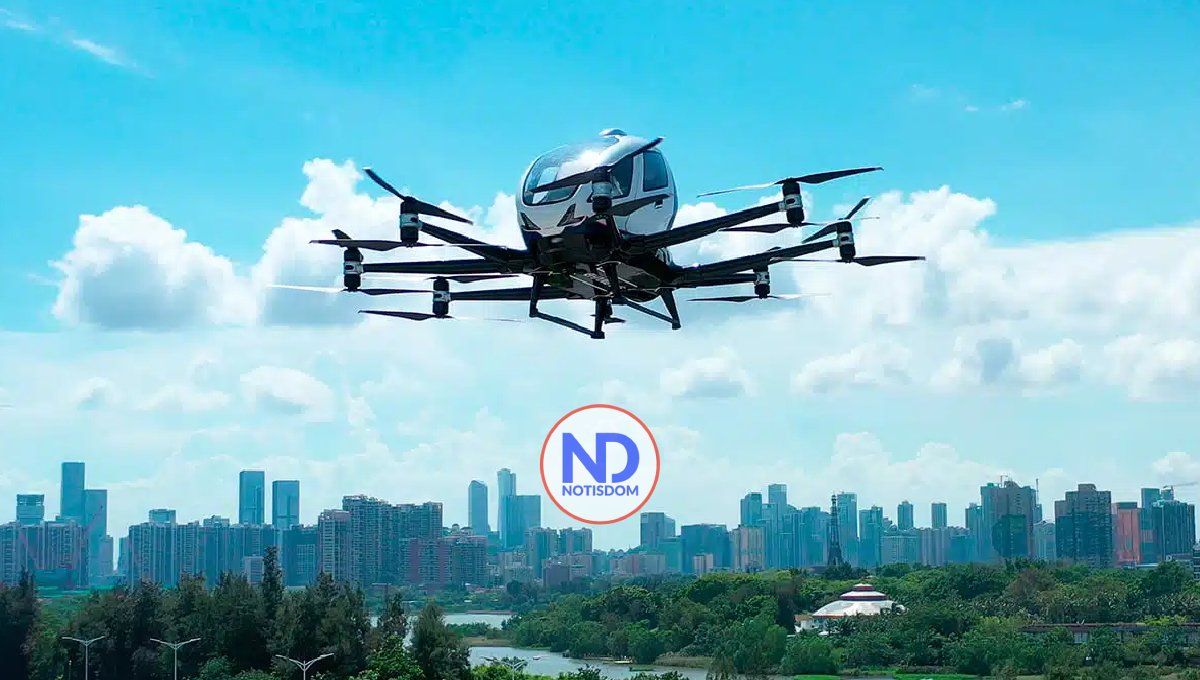 China aprueba taxis aéreos autónomos