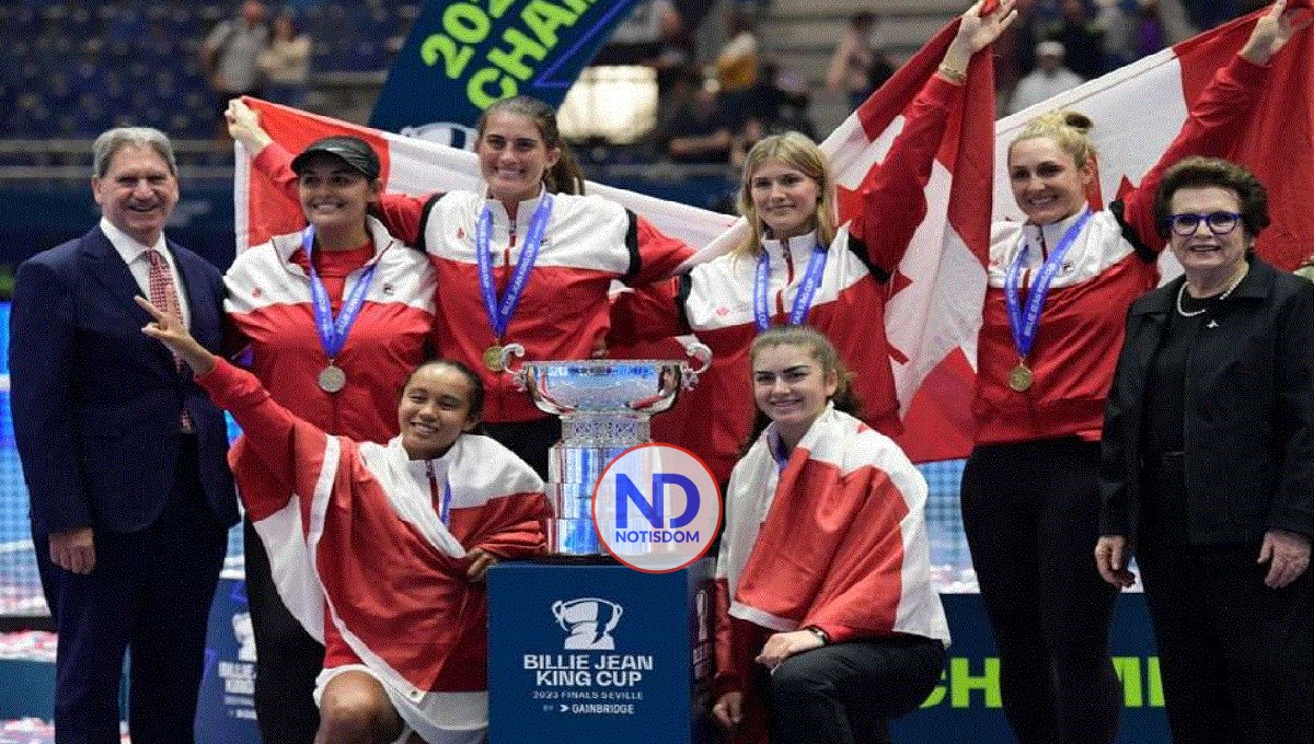 Canadá, número uno de la clasificación por países de la Copa Billie Jean King 2 Canadá, número uno de la clasificación por países de la Copa Billie Jean King