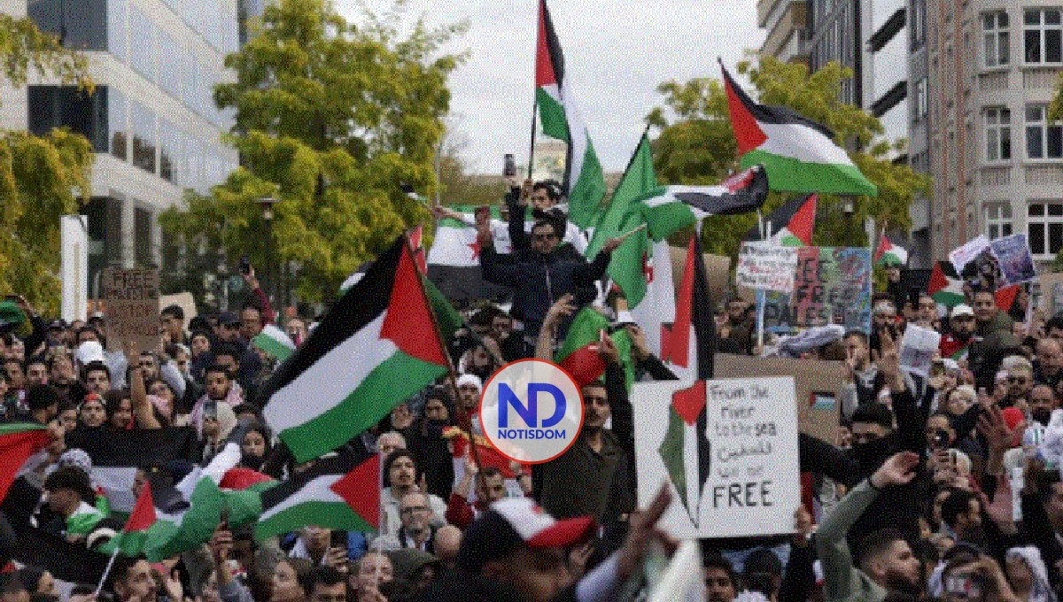 Miles se manifiestan en Europa para pedir el alto el fuego en Gaza