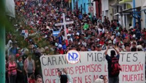 1200 migrantes salen desde México para unirse a caravana hacia EU
