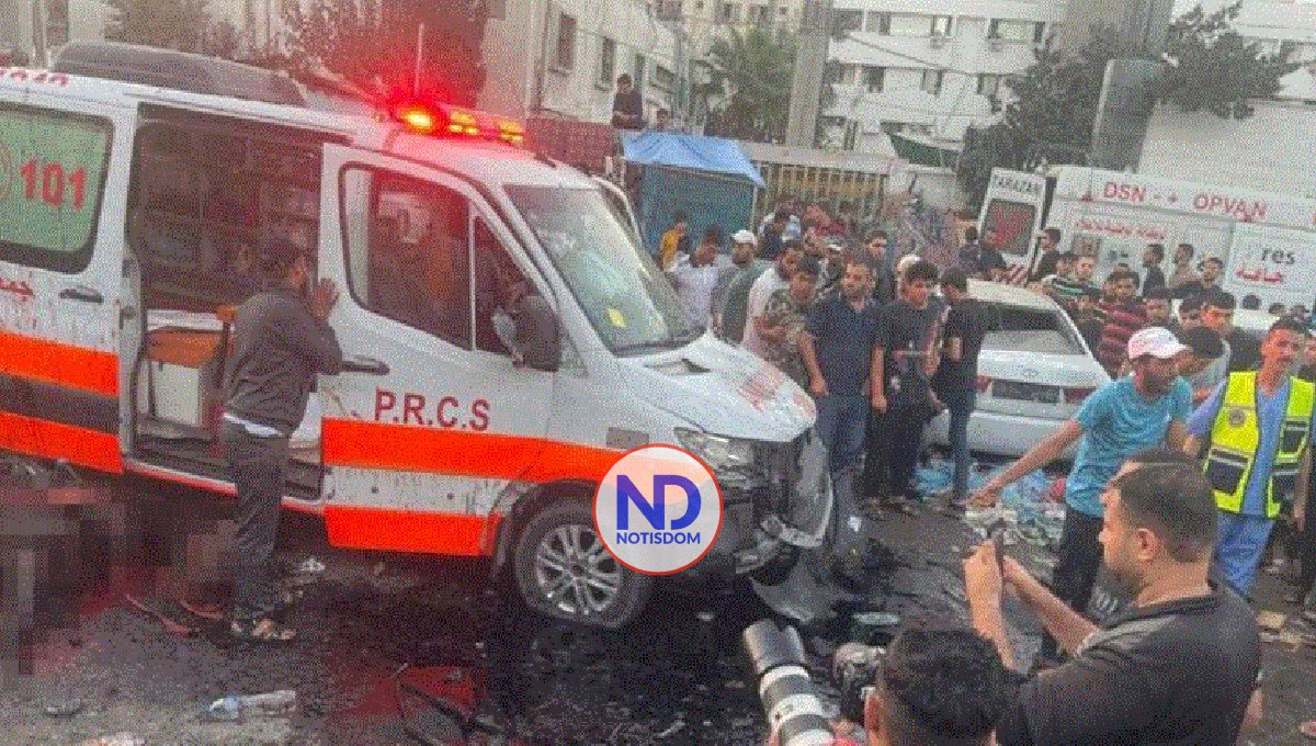 Israel asegura un misil palestino fallido causó 13 muertos hospital