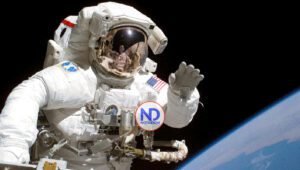 La NASA honra el histórico logotipo del “gusano”