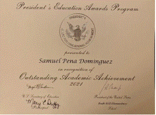 SAMUEL SAID Dominicano obtiene méritos académicos en los EE.UU.