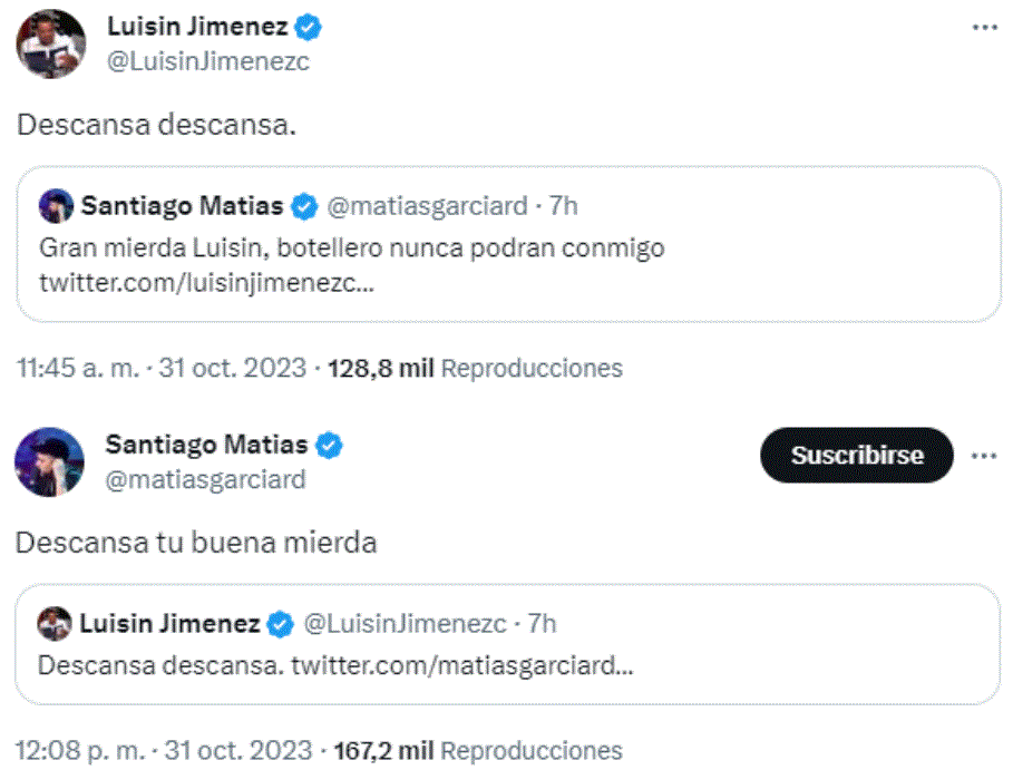 TWITTER SANTIAGO MATIAS 3 Luisin Jiménez: "a las Grandes Ligas no se va a improvisar"