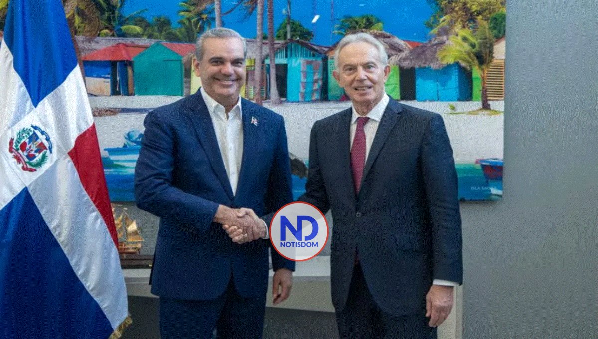 Tony Blair y Abinader abordan tema sobre conflicto del canal de Haití 2 Tony Blair y Abinader abordan tema sobre conflicto del canal de Haití