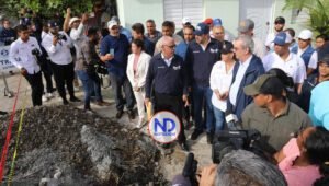 Abinader recorre zonas desastre en Duarte y San José de Ocoa