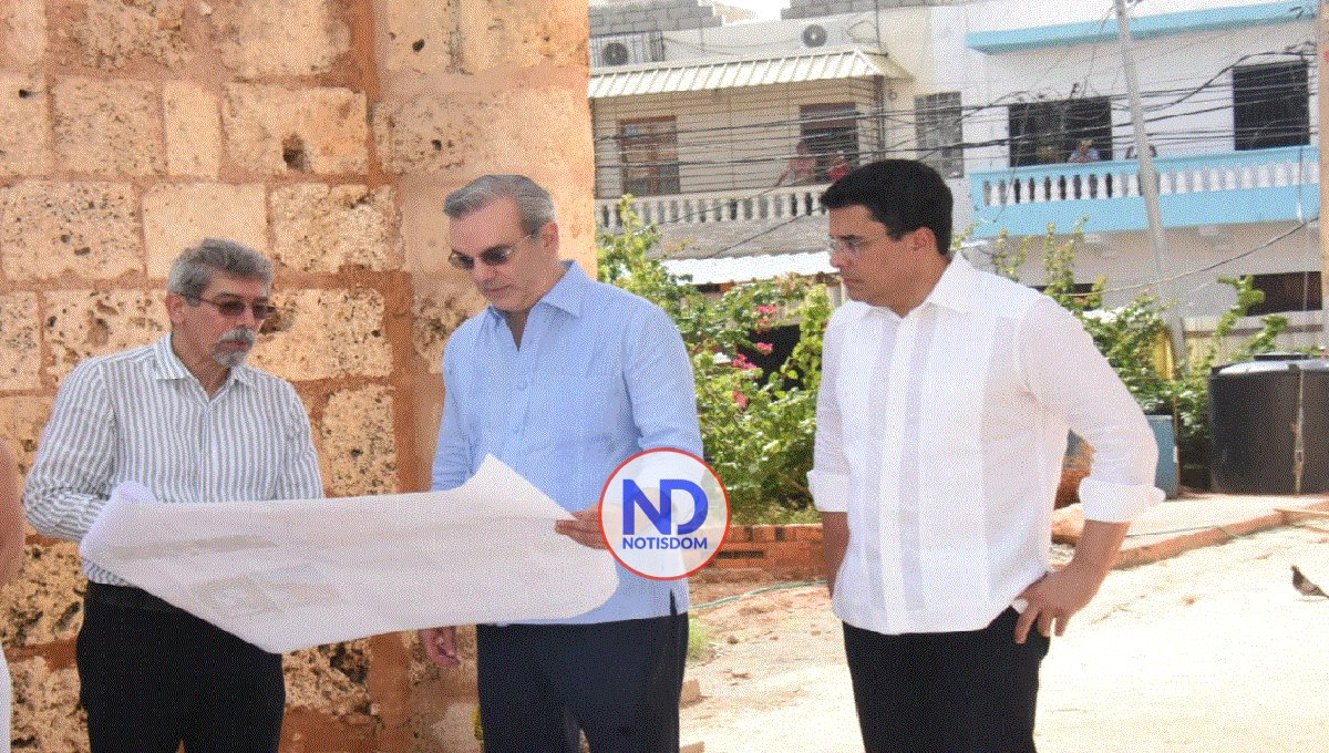 Abinader y ministro Collado recorren Ciudad Colonial; destacan su atracción turística