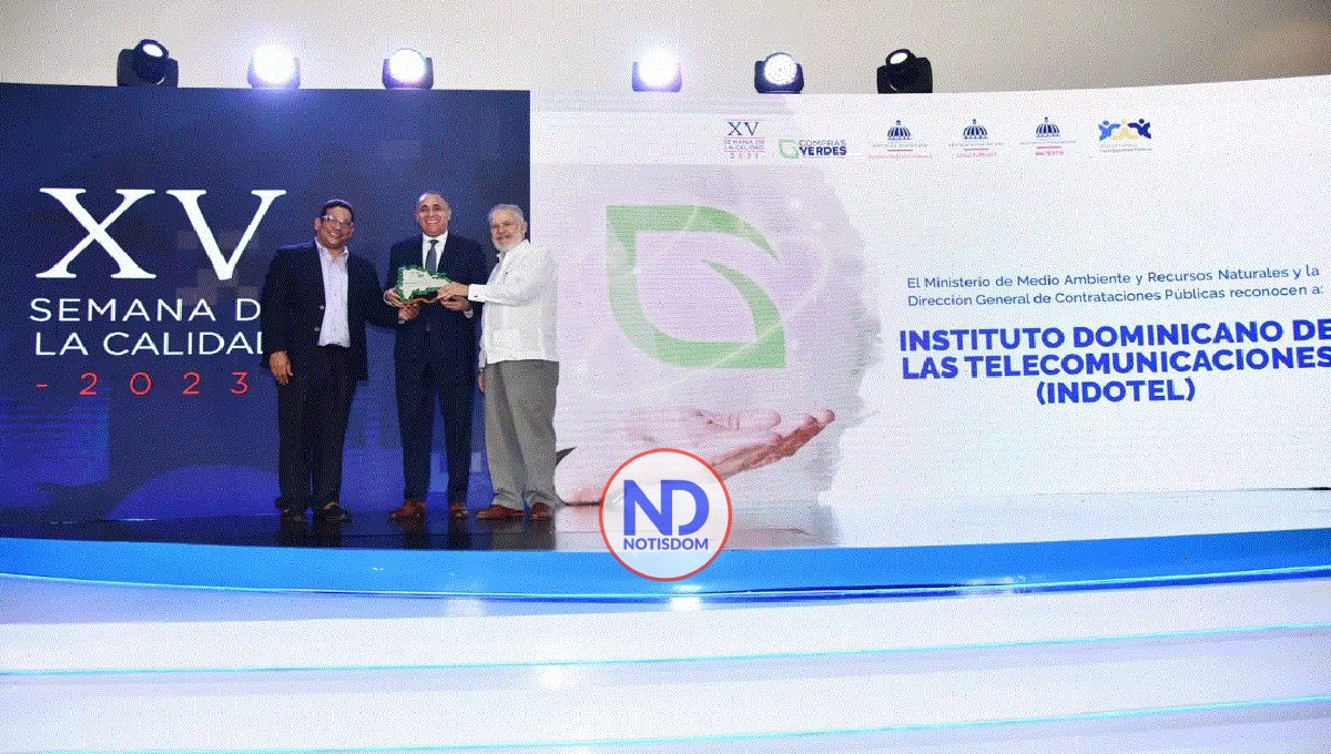Indotel recibe reconocimiento en la Semana de la Calidad por aplicación de compras verdes 2 Indotel recibe reconocimiento en la Semana de la Calidad por aplicación de compras verdes