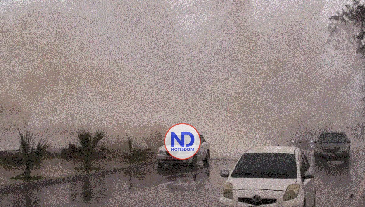 Aguaceros y ráfagas de viento en 17 provincias de RD 2 Aguaceros y ráfagas de viento en 17 provincias de RD