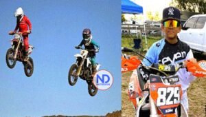 Niño dominicano Bryan Gutiérrez, subcampeón en motocross EEUU